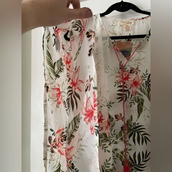 Beaches & Boho Kimono Top Beach Swim Cover Up S/M Summer Vacation - Picture 3 of 8